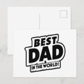 Der beste Vater des Vaters in der Welt Postkarte (Vorne/Hinten)