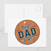 Der beste Vater des Vaters in der Welt Postkarte (Vorne/Hinten)