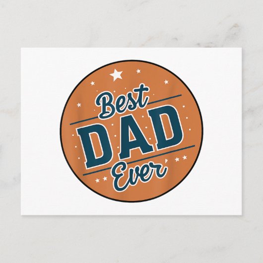 Der beste Vater des Vaters in der Welt Postkarte (Vorderseite)