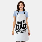 Der beste Vater des Vaters in der Welt Schürze (Getragen)