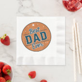 Der beste Vater des Vaters in der Welt Serviette (Beispiel)