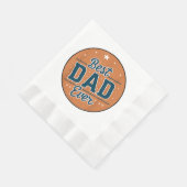 Der beste Vater des Vaters in der Welt Serviette (Ecke)