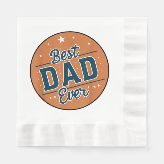 Der beste Vater des Vaters in der Welt Serviette (Vorderseite)