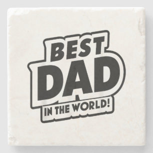 Der beste Vater des Vaters in der Welt Steinuntersetzer