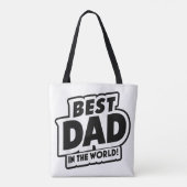 Der beste Vater des Vaters in der Welt Tasche (Rückseite)
