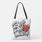 Der beste Vater des Vaters in der Welt Tasche (Rückseite)