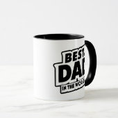 Der beste Vater des Vaters in der Welt Tasse (VorderseiteRechts)