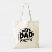Der beste Vater des Vaters in der Welt Tragetasche (Rückseite)