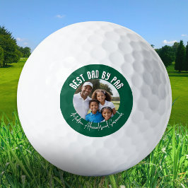 Der beste Vater des Vaters nach Par Custom Foto &  Golfball