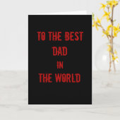 Der beste Vater des Weltmärchentags Karte (Gelbe Blume)