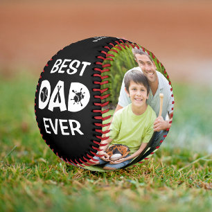 Der beste Vater für Baseball-Foto - Name nach Maß Baseball