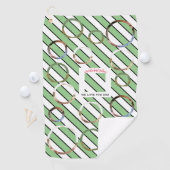 Der beste Vater für vier Fotos 🎄 Urlaub Golfhandtuch (Insitu)