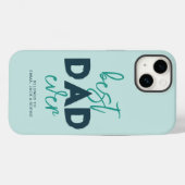 Der beste Vater gehört je zu den Kindernamen nach Case-Mate iPhone Hülle (Rückseite (Horizontal))