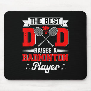 Der beste Vater hebt Badminton Player Vathers Day Mousepad