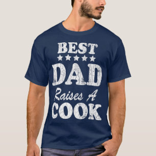 Der beste Vater hebt einen kochlustigen Koch hervo T-Shirt