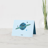 Der beste Vater im gesamten Universum Karte (Rückseite)