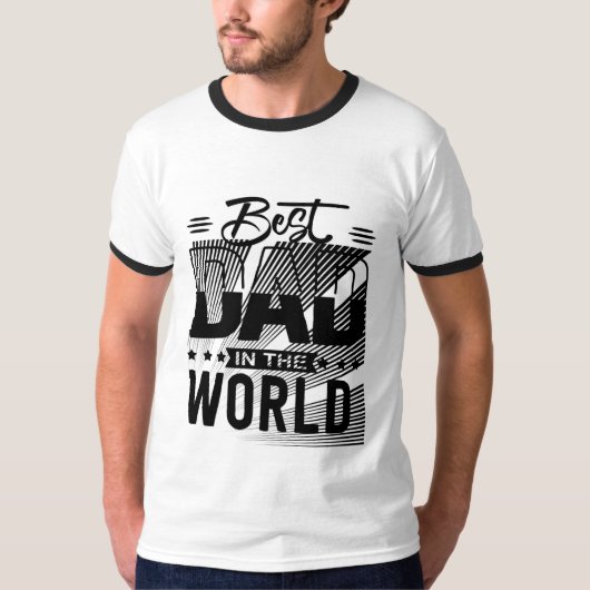Der beste Vater im T - Shirt der Welt (Vorderseite)