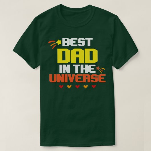 Der beste Vater im Universum T-Shirt (Design vorne)