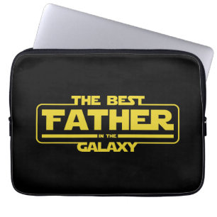 Der beste Vater in der Galaxy Väter Tag Geschenk Laptopschutzhülle