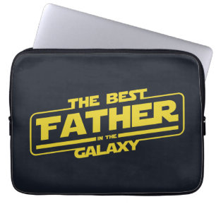 Der beste Vater in der Galaxy Väter Tag Geschenk Laptopschutzhülle