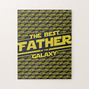 Der beste Vater in der Galaxy Väter Tag Geschenk Puzzle