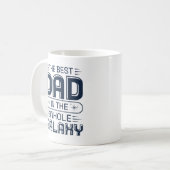 Der beste Vater in der ganzen Galaxie Kaffeetasse (Vorderseite Links)