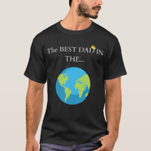 🌍 "Der beste Vater in der... Welt! 👑 Premium F T-Shirt