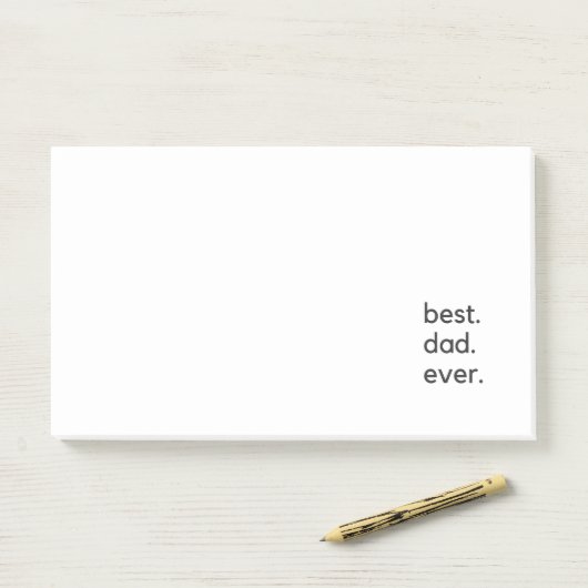 Der beste Vater ist dunkel Post-it Klebezettel (Auf Schreibtisch)