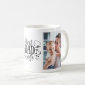 Der beste Vater je Custom Foto Vathage Day Kaffeetasse (VorderseiteRechts)
