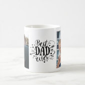 Der beste Vater je Custom Foto Vathage Day Kaffeetasse (Mittel)