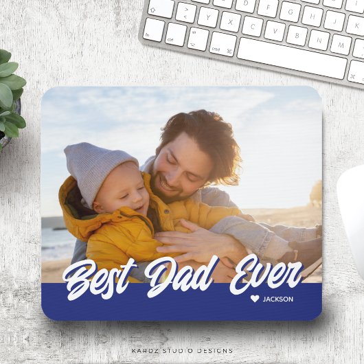 Der beste Vater je Custom Foto Vathage Day Mousepad