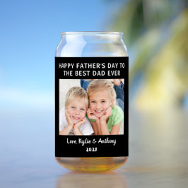 Der beste Vater je Foto Schwarzer Vater Dosenglas