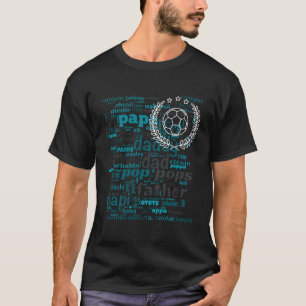Der beste Vater je Fußball Vater Vatertag T-Shirt