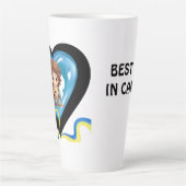 Der beste Vater je Kanadas höchster Vater Milchtasse (Vorderseite)