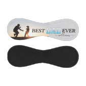 Der beste Vater je nach Foto Vatertag Baseball (Paneele)