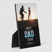 Der beste Vater je nach Foto Vatertag Fotoplatte (Seite)