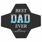 Der beste Vater je nach Foto Vatertag Fußball (Flach)