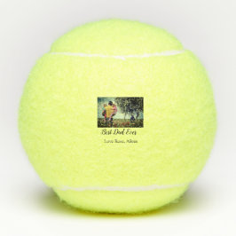 Der beste Vater je Vater Tag Sohn Tochter Papa Pap Tennisbälle