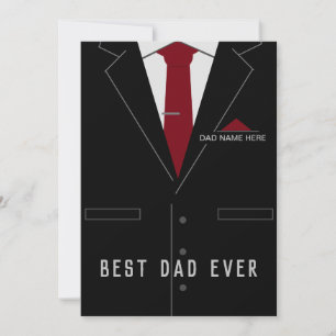 Der beste VATER je Vatertag, eigener Text / Name
