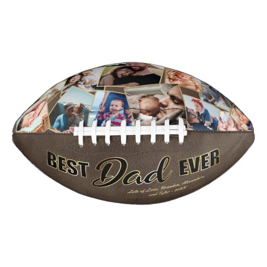 Der beste Vater je Vatertag Football (Vorderseite)