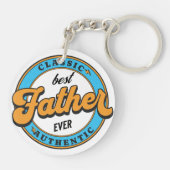 Der beste Vater je Vatertag Schlüsselanhänger (Rückseite)
