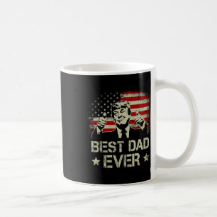Der beste Vater je Vatertag US-amerikanische Flagg Kaffeetasse