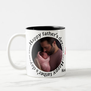 Der beste Vater je Zweifarbige Tasse