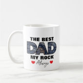 "Der beste Vater meiner Rock-Liebe immer" Grafik Kaffeetasse (Links)