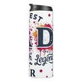 Der beste Vater: Mensch, Mythos, Legende Thermosbecher (Nach rechts gedreht)