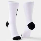Der beste Vater mit Foto-Glas der Welt Socken (Gewinkelt)