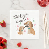 Der beste Vater Serviette (Beispiel)