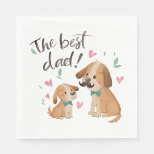 Der beste Vater Serviette