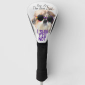 Der beste Vater Shih Tzu Nicht niedlich lustiges H Golf Headcover (Vorderseite)