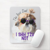 Der beste Vater Shih Tzu Nicht niedlich lustiges H Mousepad (Mit Mouse)